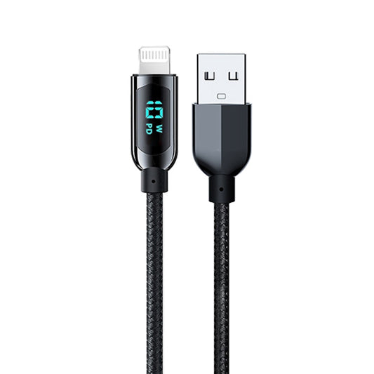 Mutural Li-CC004 1.2m 10W Digital Display USB to 8 Pin Charging Data Cable by Mutural