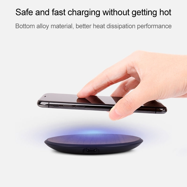Musor 2 PCS 10W Phone Fast Charging Walnut Wireless Charger - Wireless Charger by buy2fix | Online Shopping UK | buy2fix