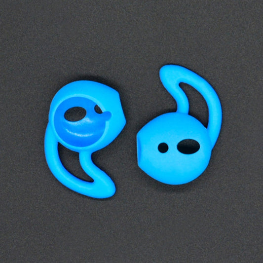 2pcs Wireless Bluetooth Earphone Silicone Ear Caps Earpads for Apple AirPods(Blue) by buy2fix