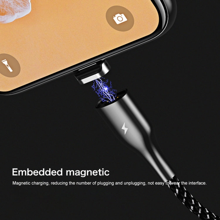 REMAX RC-158m 3A USB to Micro USB Interface Charging + Transmission Magnetic Attraction Polyester Two-color Braided Data Cable, Cable Length: 1m (Black) - Charging Cable & Head by REMAX | Online Shopping UK | buy2fix