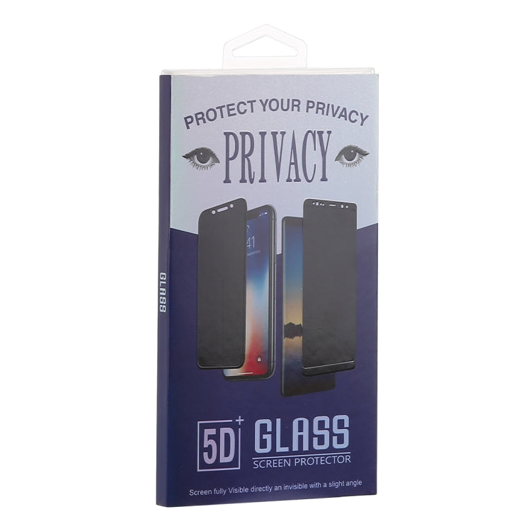 0.26mm 9H 3D Highly Transparent Privacy Anti-glare Tempered Glass Film for iPhone 8 & 7 (Black) - iPhone 8 & 7 Tempered Glass by buy2fix | Online Shopping UK | buy2fix