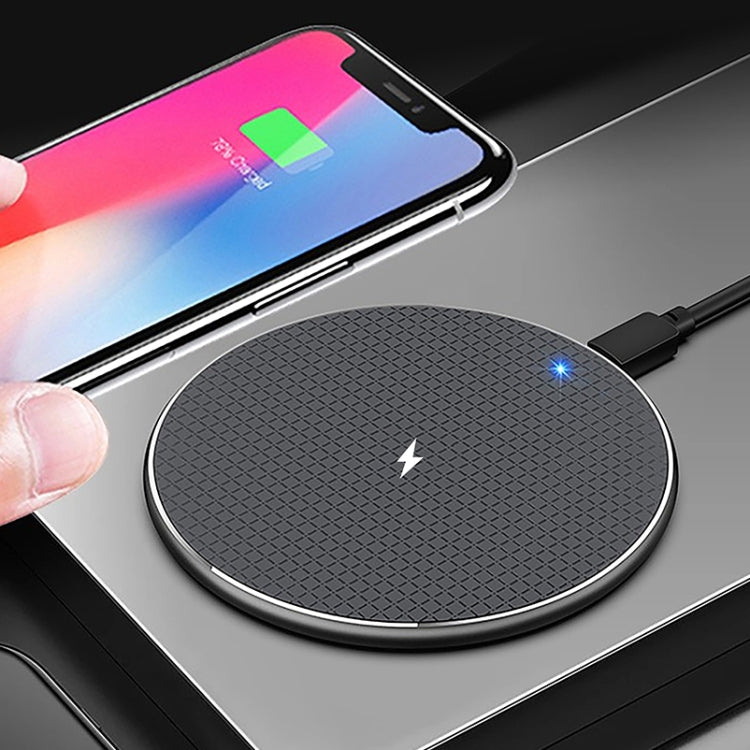 ZEQI W11 10W Smart Cooling Non-slip Aluminum Alloy Wireless Charger by ZEQI