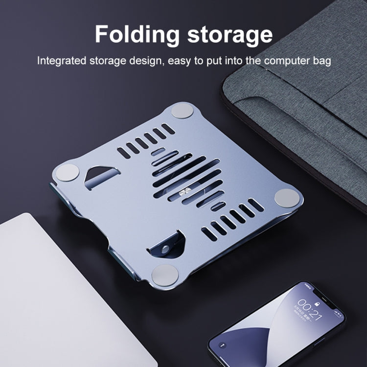 R-JUST HZ39 Triangular Swivel Lift Laptop Stand (Silver) by R-JUST