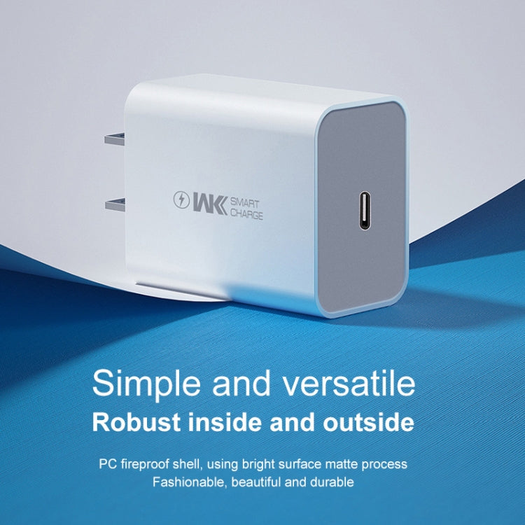 WK WP-U55 Max 20W Maxspeed PD Fast Charger (EU Plug) - USB Charger by WK | Online Shopping UK | buy2fix