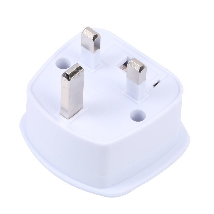 250V UK Plug to EU Plug US Plug Power Conversion Plug Converter (White) - Plug Adaptor by buy2fix | Online Shopping UK | buy2fix