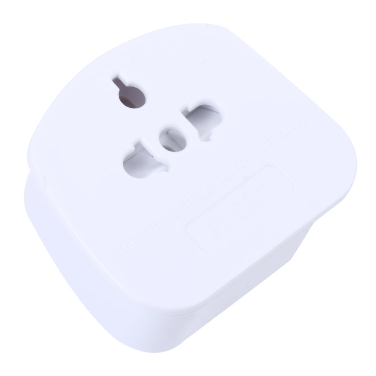 250V UK Plug to EU Plug US Plug Power Conversion Plug Converter (White) - Plug Adaptor by buy2fix | Online Shopping UK | buy2fix