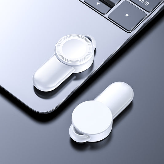 K02 Universal Portable Magnetic Wireless Charger for Apple Watch Series 6 / 5 / SE / 4 / 3 / 2 / 1(White) by buy2fix