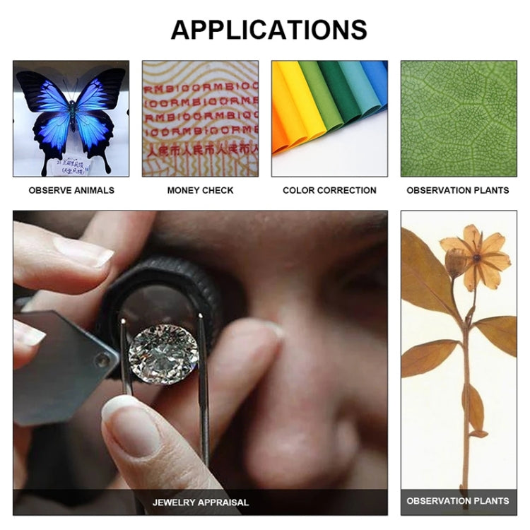 APEXEL APL-MS001 100X Smartphone Microscope with LED Light by APEXEL