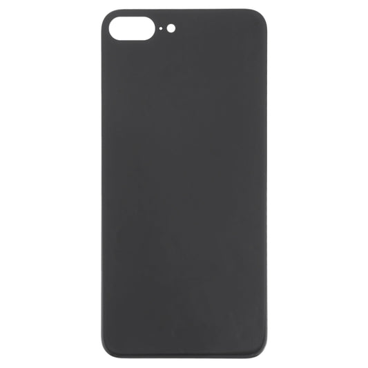 Easy Replacement Big Camera Hole Glass Back Battery Cover with Adhesive for iPhone 8 Plus(Black) - iPhone 8 Plus Parts by buy2fix | Online Shopping UK | buy2fix