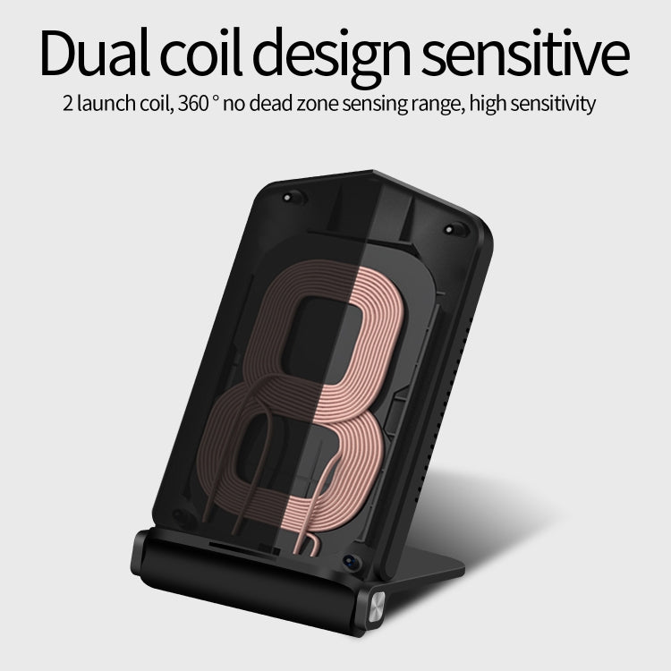 Q200 5W ABS + PC Fast Charging Qi Wireless Fold Charger Pad(Black) - Wireless Charger by buy2fix | Online Shopping UK | buy2fix
