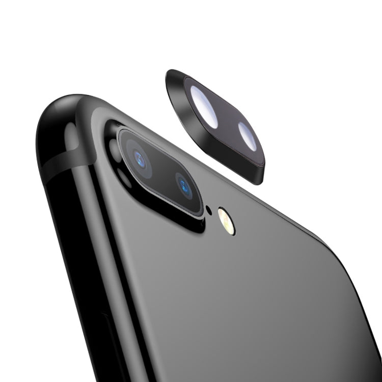 Rear Camera Lens Ring for iPhone 8 Plus(Black) by buy2fix