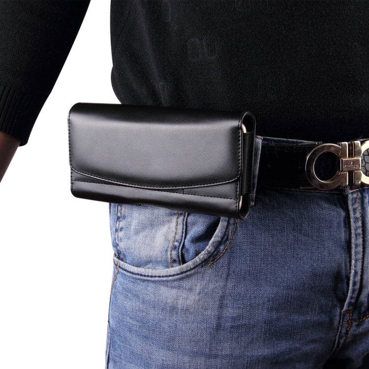 5.5-5.7 inch A1 Universal PU Tabby Texture Cross Section Plug-in Card Waist Bag, For iPhone, Samsung, Sony, Huawei, Meizu, Lenovo, ASUS, Oneplus, Xiaomi, Cubot, Ulefone, Letv, DOOGEE, Vkworld, and other - More iPhone Cases by buy2fix | Online Shopping UK | buy2fix