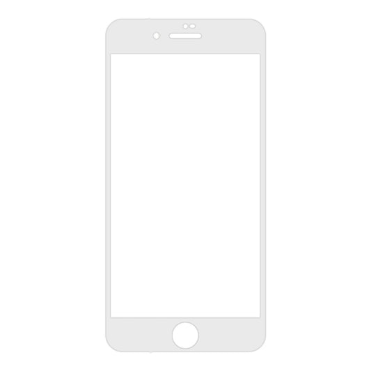 Anti-scratch 9H Full Screen HD Tempered Glass Film for iPhone 8 Plus & 7 Plus(White) by buy2fix