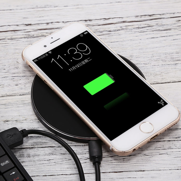 Q21 Fast Charging Wireless Charger Station with Indicator Light(Black) - Wireless Charger by buy2fix | Online Shopping UK | buy2fix