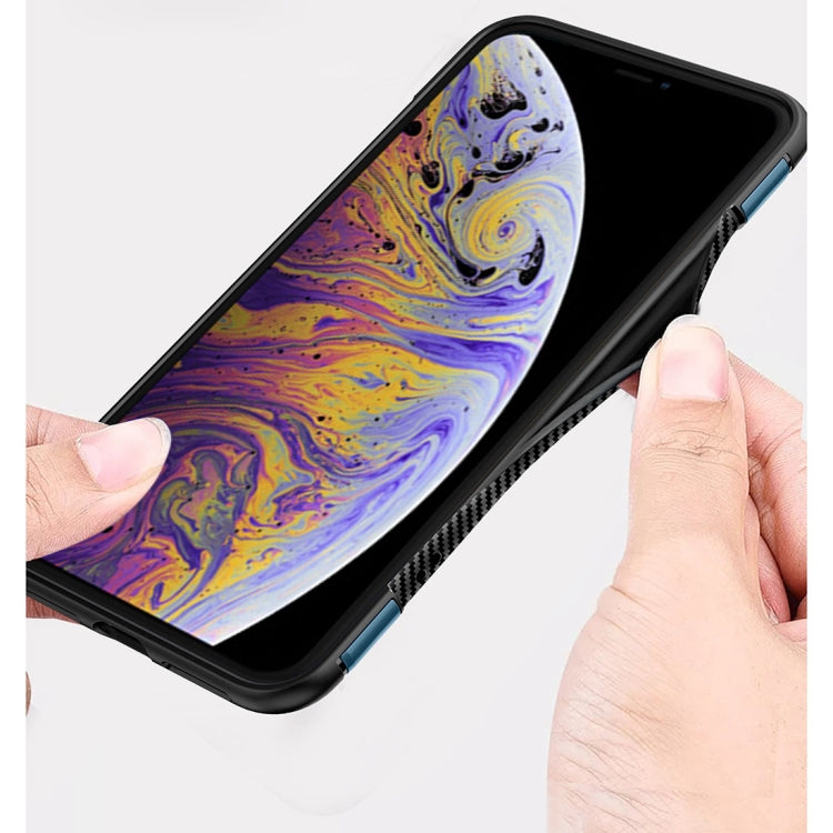 For iPhone XS Max Magnetic 360 Degrees Rotation Ring Armor Protective Case(Gold) - More iPhone Cases by buy2fix | Online Shopping UK | buy2fix