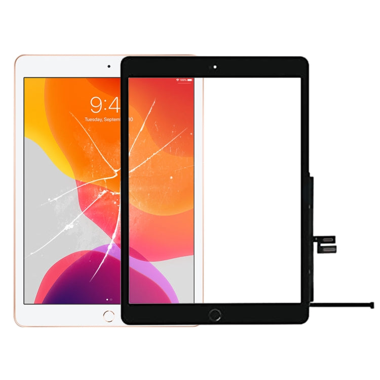 Touch Panel with Home Button for iPad 10.2 (2019) / 10.2 (2020) A2197 A2198 A2270 A2428 A2429 A2430 (Black) - iPad 8 (2020) by buy2fix | Online Shopping UK | buy2fix