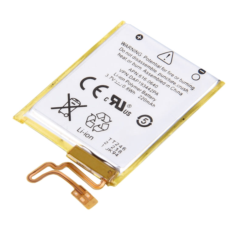 3.7V 220mAh Rechargeable Li-Polymer Battery for iPod nano 7th by buy2fix