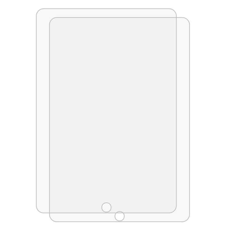 2 PCS For iPad 10.2 2021 / 2020 / 2019 9H Straight Edge Explosion-proof Tempered Glass Film - More iPad Tempered Glass by ENKAY | Online Shopping UK | buy2fix