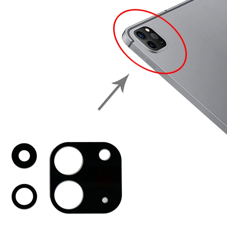 1 Set Back Camera Lens for iPad Pro 12.9 inch 2021 (5th gen) A2379 A2461 A2462 - 12.9 inch 2021 by buy2fix | Online Shopping UK | buy2fix