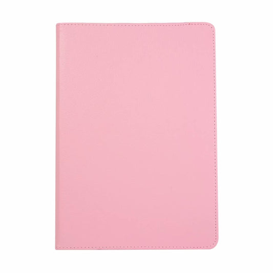 For iPad 10.2 / iPad Air 2019 10.5 / iPad 10.2 2020 Litchi Texture Horizontal Flip 360 Degrees Rotation Leather Case(Pink) by buy2fix