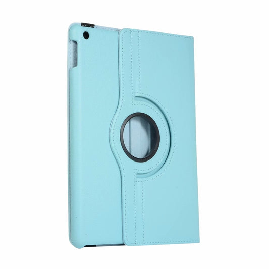 For iPad 10.2 / iPad Air 2019 10.5 / iPad 10.2 2020 Litchi Texture Horizontal Flip 360 Degrees Rotation Leather Case(Sky Blue) by buy2fix