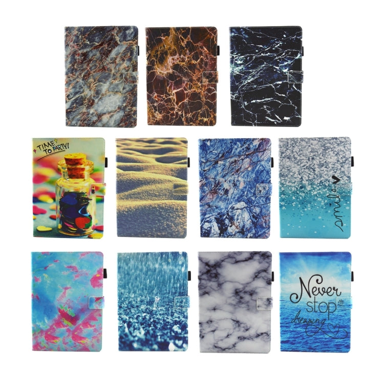 For iPad Pro 10.5 inch Black and White Marble Pattern Horizontal Flip Leather Protective Case with Holder & Card Slots & Wallet & Pen Slot &Sleep / Wake-up by buy2fix