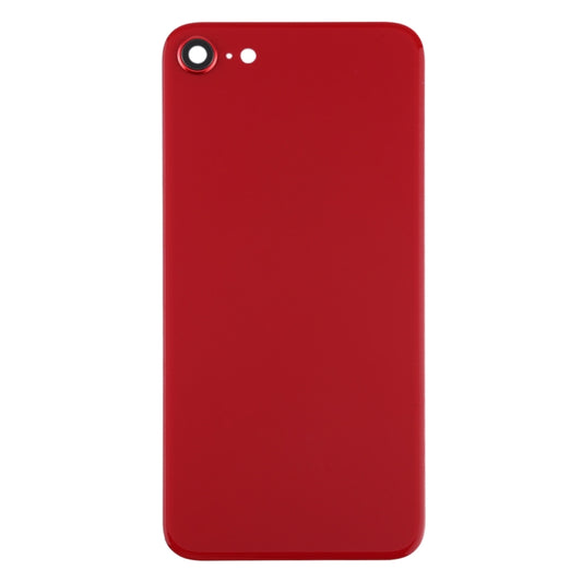 Glass Battery Back Cover with Camera Lens Cover for iPhone SE 2020(Red) - SE 2nd Generation Parts by buy2fix | Online Shopping UK | buy2fix