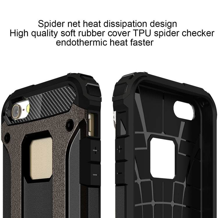 Tough Armor TPU + PC Combination Case for iPhone SE & 5 & 5s(Black) - More iPhone Cases by buy2fix | Online Shopping UK | buy2fix