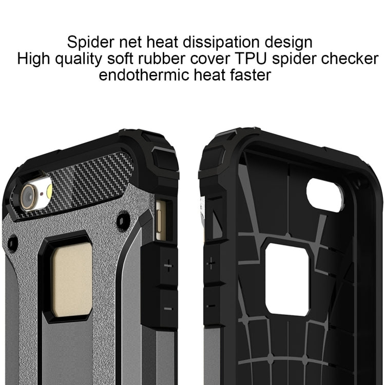Tough Armor TPU + PC Combination Case for iPhone SE & 5 & 5s(Grey) - More iPhone Cases by buy2fix | Online Shopping UK | buy2fix
