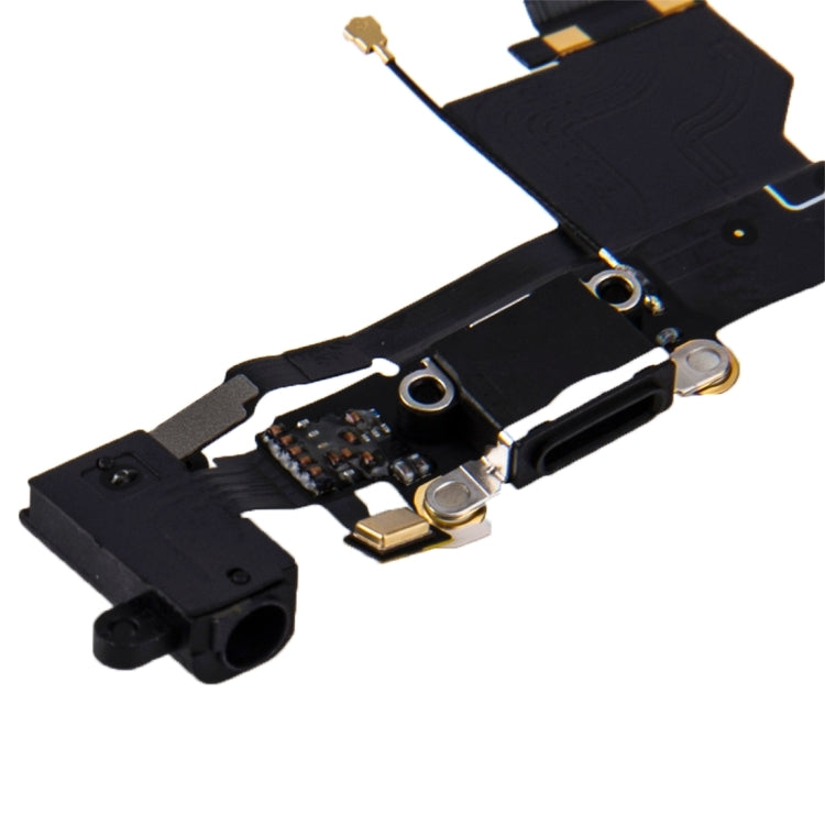 Original Charging Port + Audio Flex Cable for iPhone SE(Black) by buy2fix
