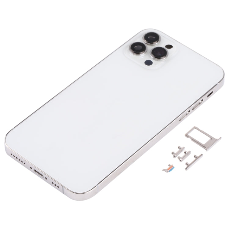 Back Housing Cover with Appearance Imitation of iP13 Pro for iPhone X(White) - Back Cover by buy2fix | Online Shopping UK | buy2fix