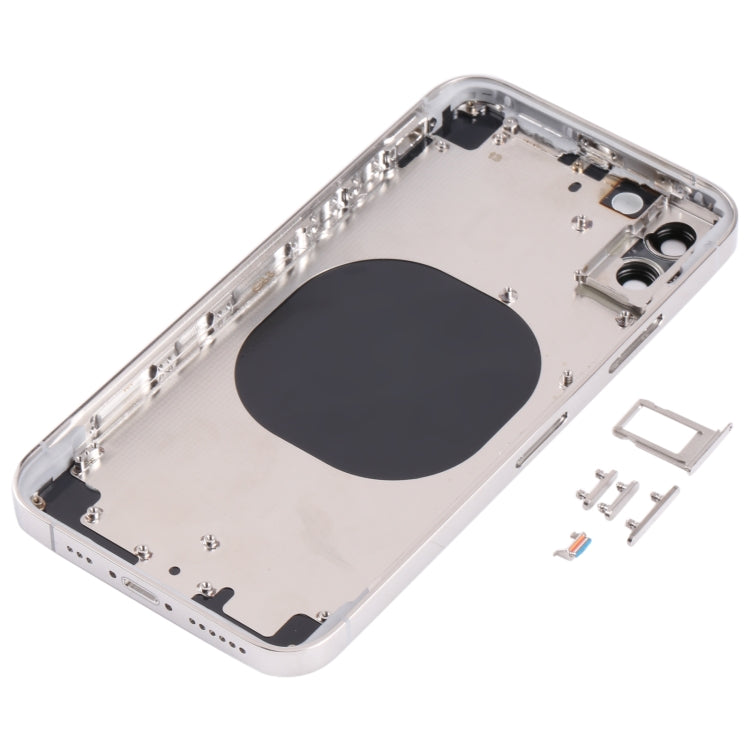 Back Housing Cover with Appearance Imitation of iP13 Pro for iPhone X(White) - Back Cover by buy2fix | Online Shopping UK | buy2fix