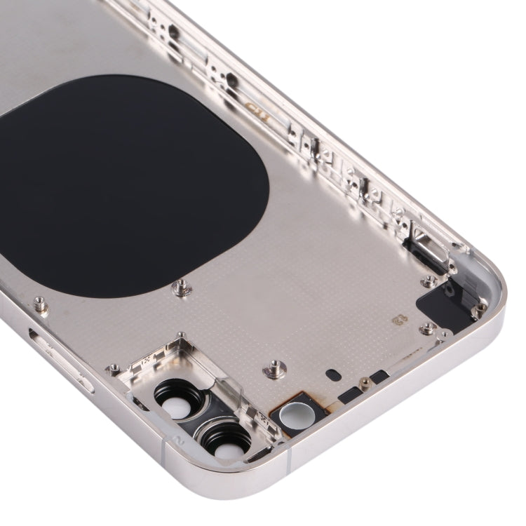 Back Housing Cover with Appearance Imitation of iP13 Pro for iPhone X(White) - Back Cover by buy2fix | Online Shopping UK | buy2fix