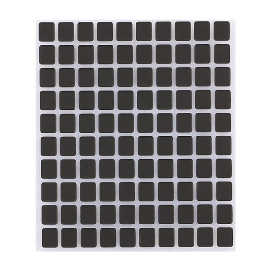 100 PCS Display Screen Black Stickers for iPhone X by buy2fix