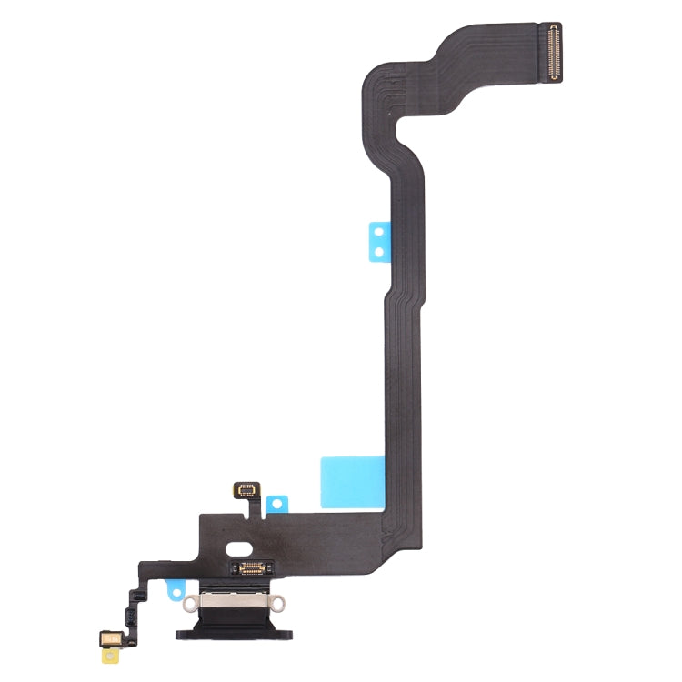 Charging Port Flex Cable for iPhone X(Black) - Flex Cable by buy2fix | Online Shopping UK | buy2fix