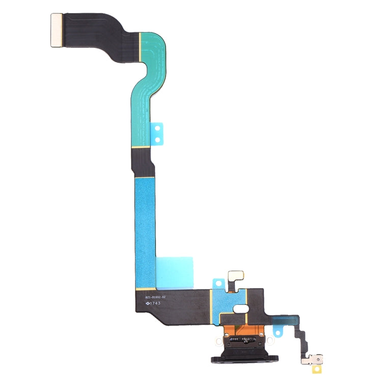 Charging Port Flex Cable for iPhone X(Black) - Flex Cable by buy2fix | Online Shopping UK | buy2fix