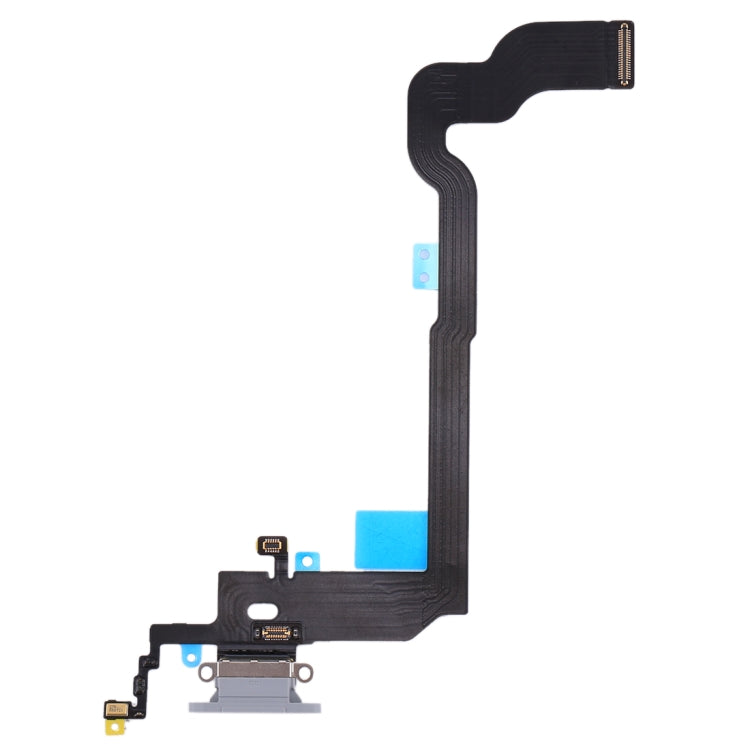 Charging Port Flex Cable for iPhone X (White) - Flex Cable by buy2fix | Online Shopping UK | buy2fix