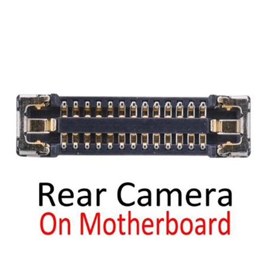 Rear Back Camera FPC Connector On Motherboard for iPhone X by buy2fix