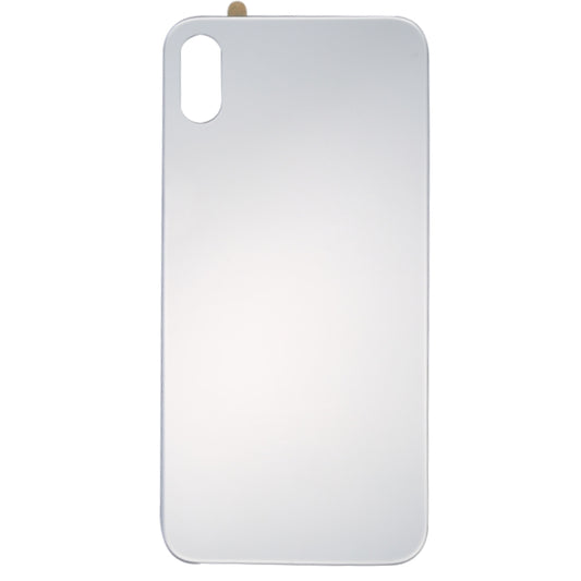 Glass Mirror Surface Battery Back Cover for iPhone X(Silver) by buy2fix