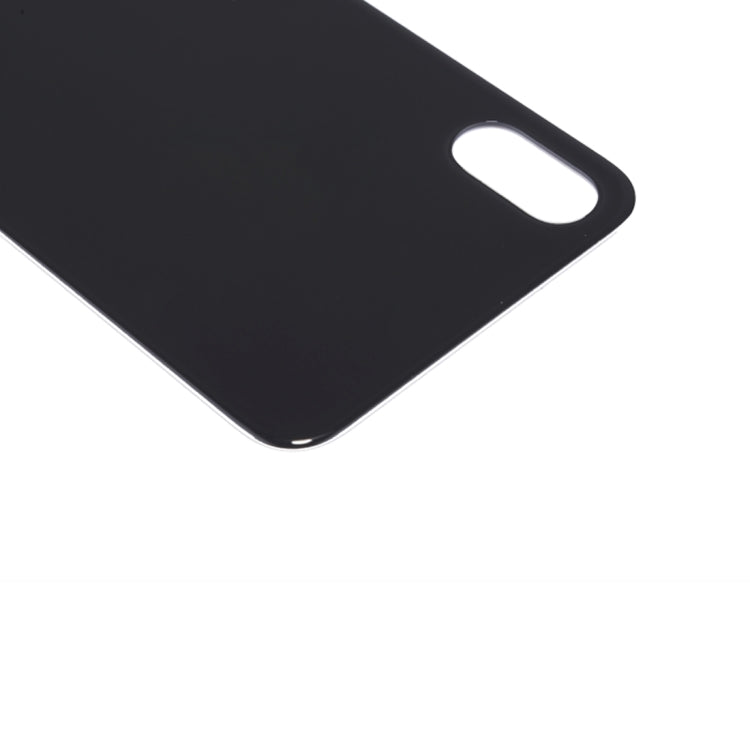 Glass Battery Back Cover for iPhone X(Black) - Back Cover by buy2fix | Online Shopping UK | buy2fix