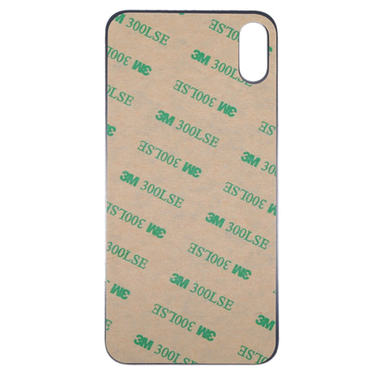 Glass Battery Back Cover for iPhone X(White) by buy2fix