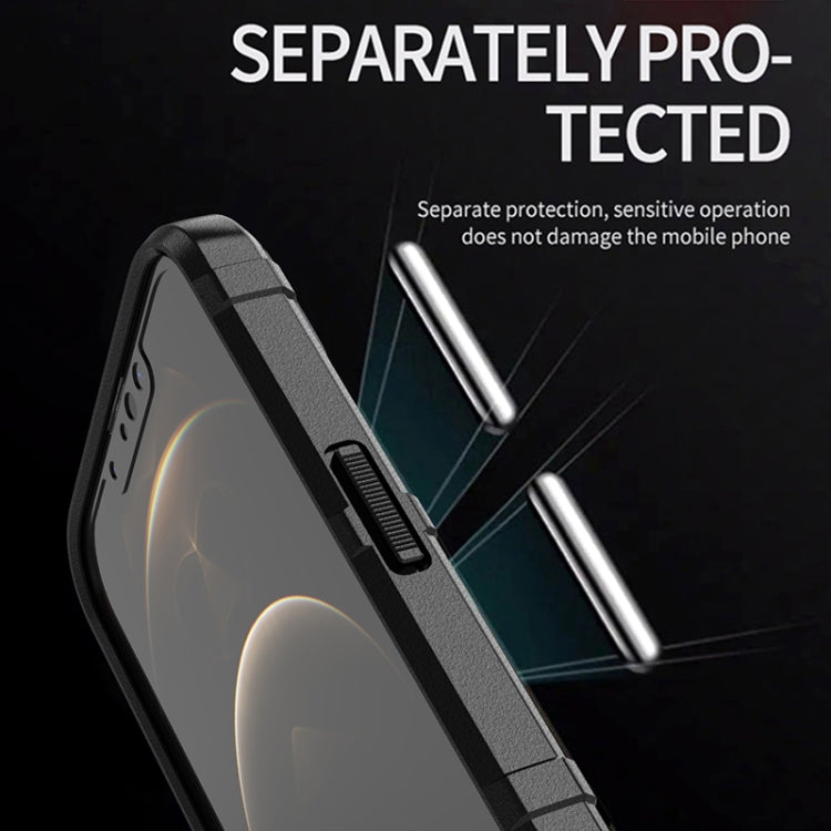 For iPhone 13 Rugged Shield Full Coverage Shockproof TPU Case(Black) - iPhone 13 Cases by buy2fix | Online Shopping UK | buy2fix