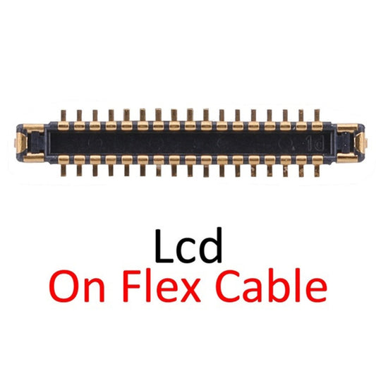 LCD Display FPC Connector On Flex Cable for iPhone XS Max / XS / X by buy2fix