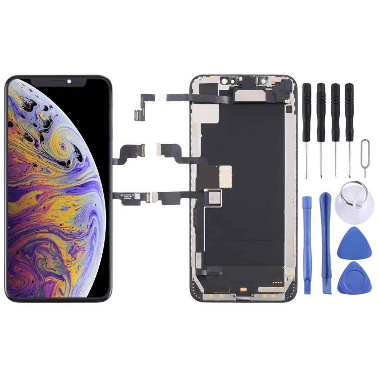 Original LCD Screen with Earpiece Speaker Flex Cable for iPhone XS Max - LCD Related Parts by buy2fix | Online Shopping UK | buy2fix