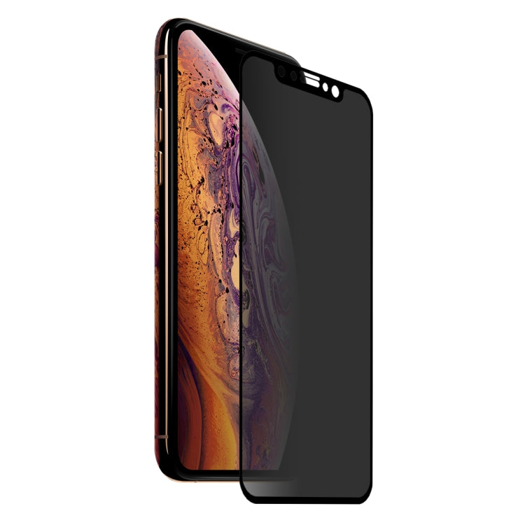 For iPhone XS Max ENKAY Hat-Prince 0.26mm 9H 6D Privacy Anti-glare Full Screen Tempered Glass Film - iPhone X & XS Tempered Glass by ENKAY | Online Shopping UK | buy2fix