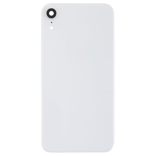 Battery Back Cover with Back Camera Bezel & Lens & Adhesive for iPhone XR(White) by buy2fix