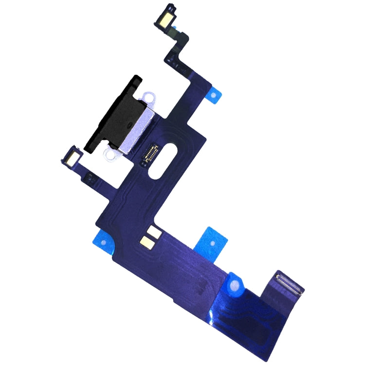 Charging Port Flex Cable for iPhone XR(Black) - Flex Cable by buy2fix | Online Shopping UK | buy2fix