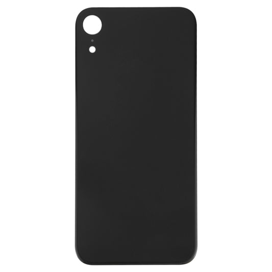 Easy Replacement Big Camera Hole Glass Back Battery Cover with Adhesive for iPhone XR(Black) by buy2fix