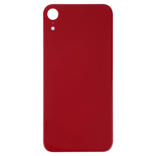 Easy Replacement Big Camera Hole Glass Back Battery Cover with Adhesive for iPhone XR(Red) - Back Cover by buy2fix | Online Shopping UK | buy2fix