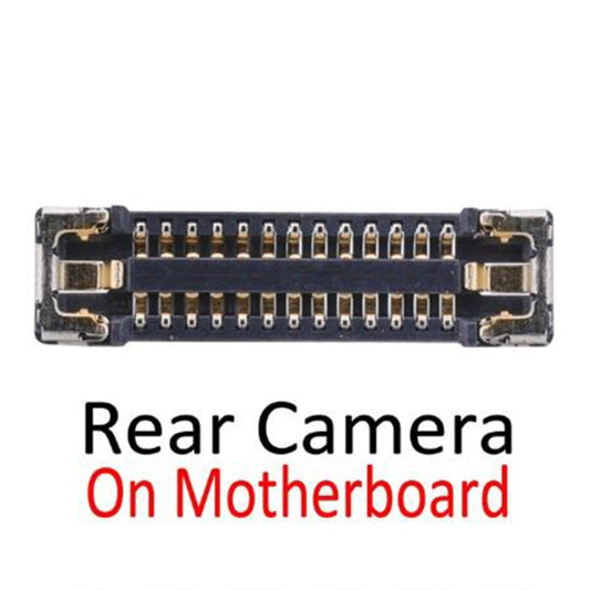 Rear Back Camera FPC Connector On Motherboard for iPhone XR by buy2fix